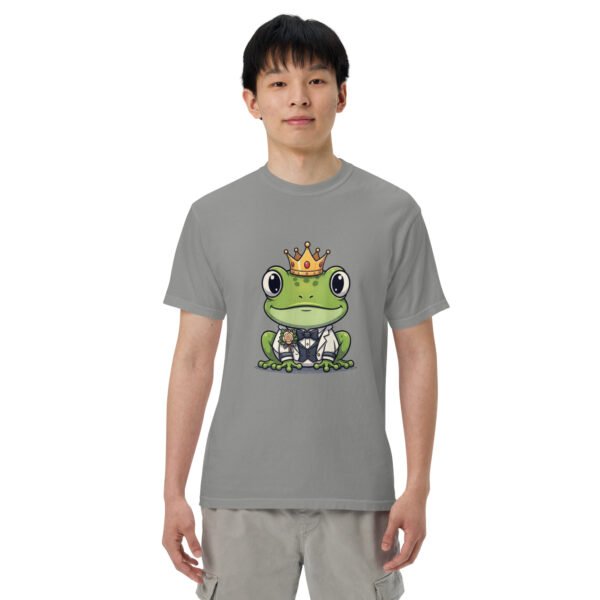 Frog Groom: Unisex garment-dyed heavyweight t-shirt - Image 11