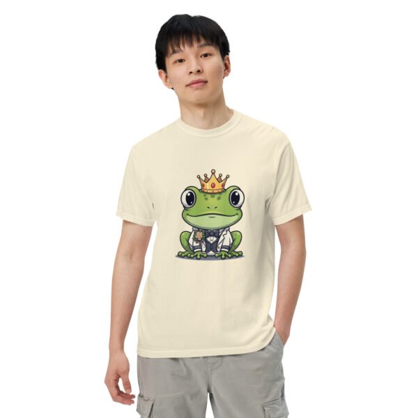 Frog Groom: Unisex garment-dyed heavyweight t-shirt - Image 39