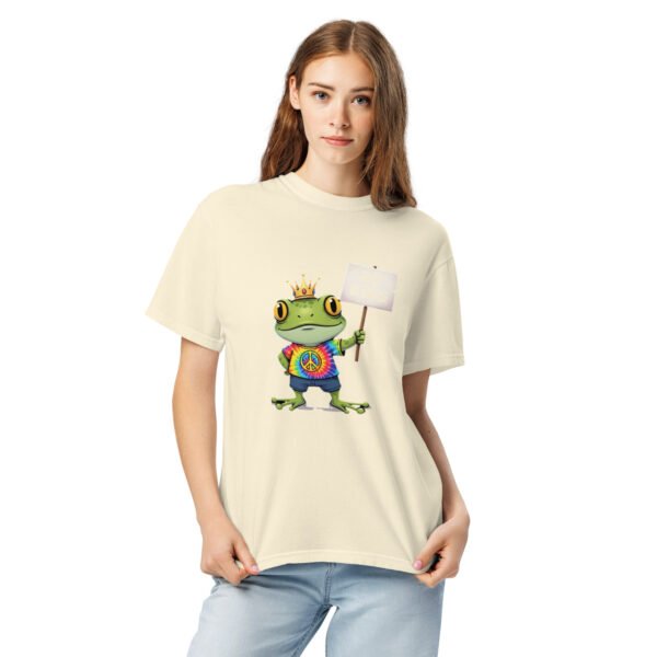 No King: Unisex garment-dyed heavyweight t-shirt - Image 12