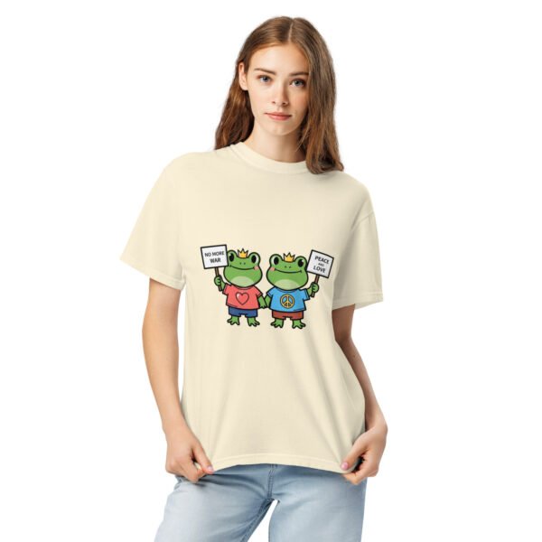 No More War: Unisex garment-dyed heavyweight t-shirt - Image 11