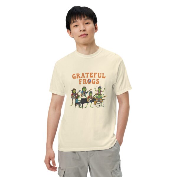 Grateful Frogs3: Unisex garment-dyed heavyweight t-shirt - Image 51