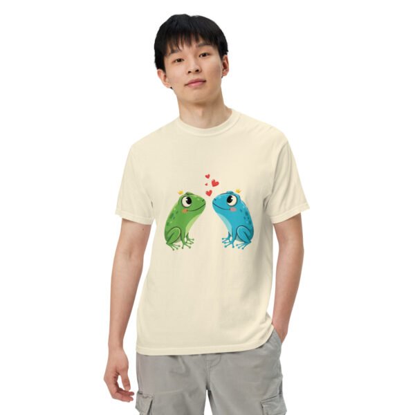 Froggy Love2: Unisex garment-dyed heavyweight t-shirt - Image 48
