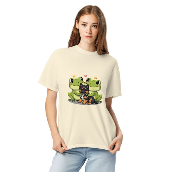 Puppy Love, Shepherd: Unisex garment-dyed heavyweight t-shirt - Image 11