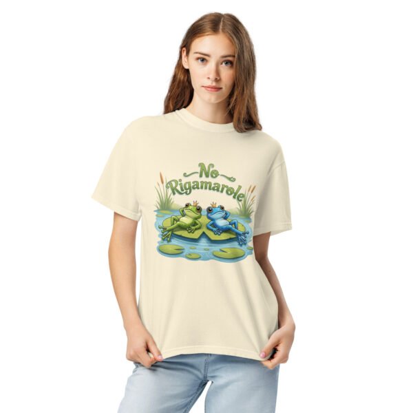 No Rigamarole: Unisex garment-dyed heavyweight t-shirt - Image 12