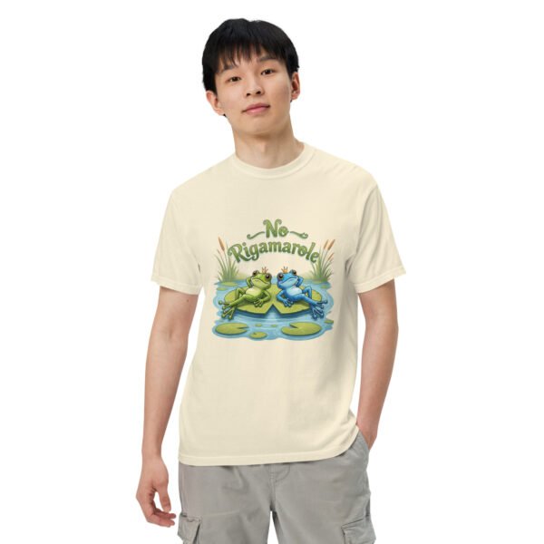 No Rigamarole: Unisex garment-dyed heavyweight t-shirt - Image 47