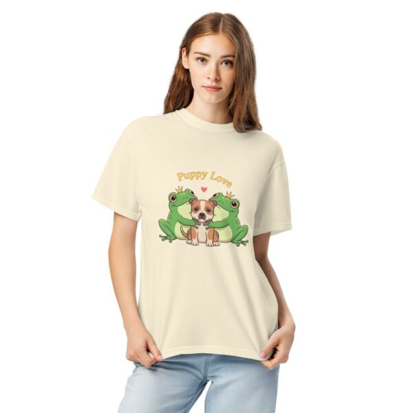 Puppy Love, Pit Bull: Unisex garment-dyed heavyweight t-shirt - Image 12