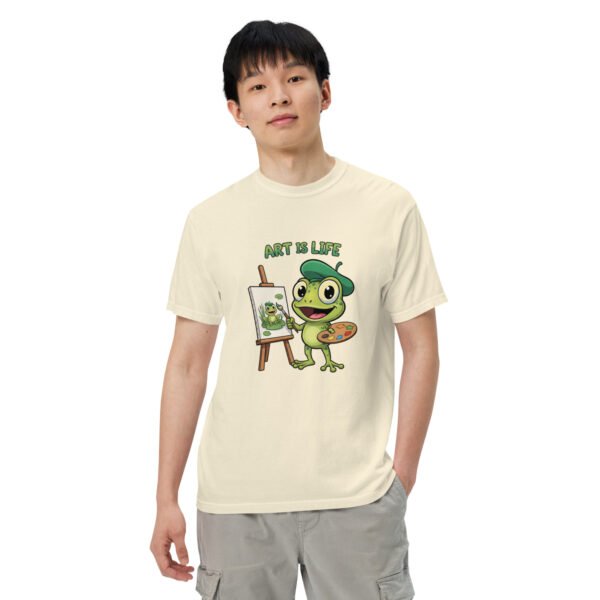 Art is Life: Unisex garment-dyed heavyweight t-shirt - Image 48