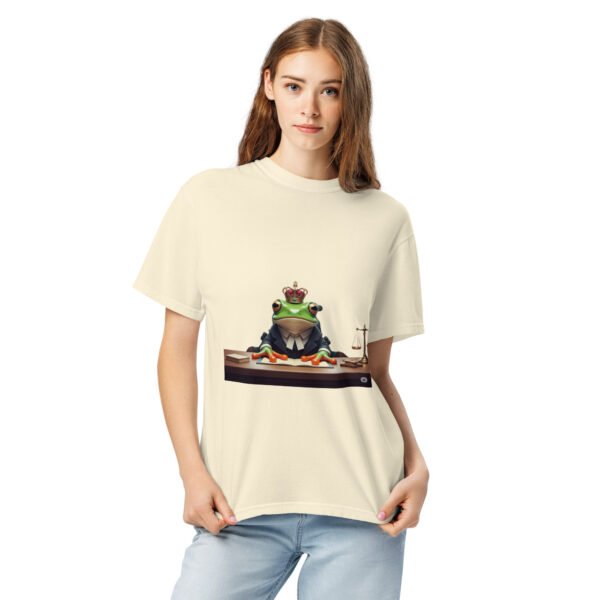 Frog Lawyer: Unisex garment-dyed heavyweight t-shirt - Image 11
