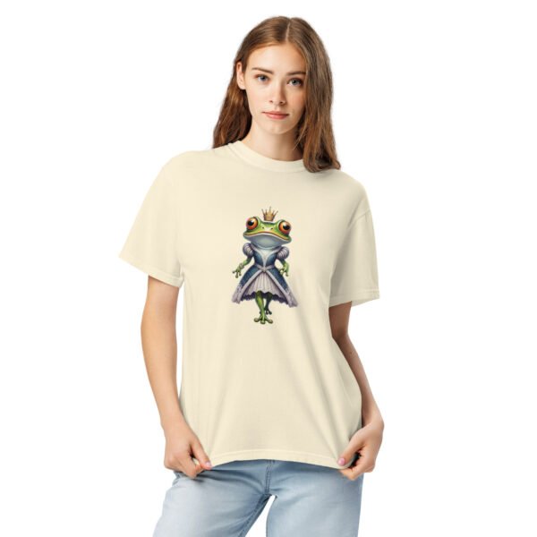 Frog Fashion Model1: Unisex garment-dyed heavyweight t-shirt - Image 12