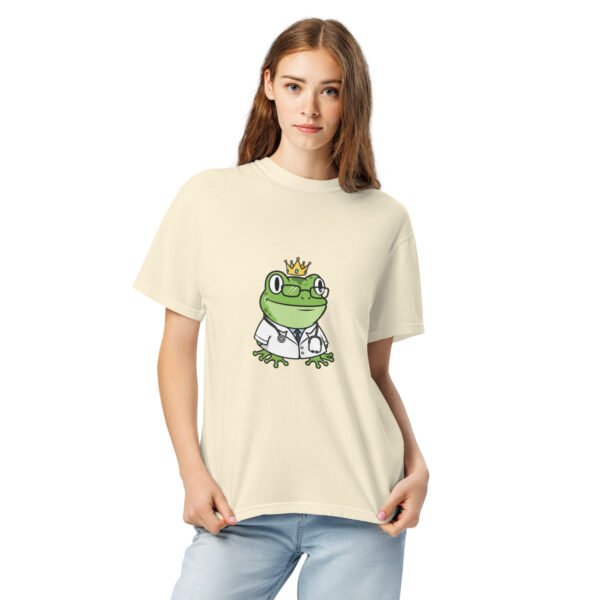 Dr. Frog: Unisex garment-dyed heavyweight t-shirt - Image 12