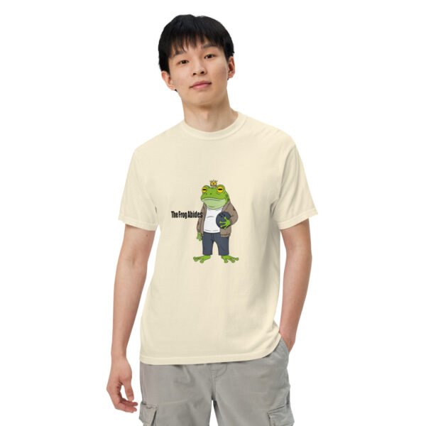 The Frog Abides: Unisex garment-dyed heavyweight t-shirt - Image 51