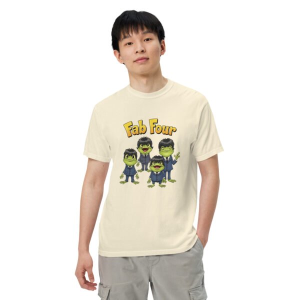 Fab Four Frogs: Unisex garment-dyed heavyweight t-shirt - Image 53