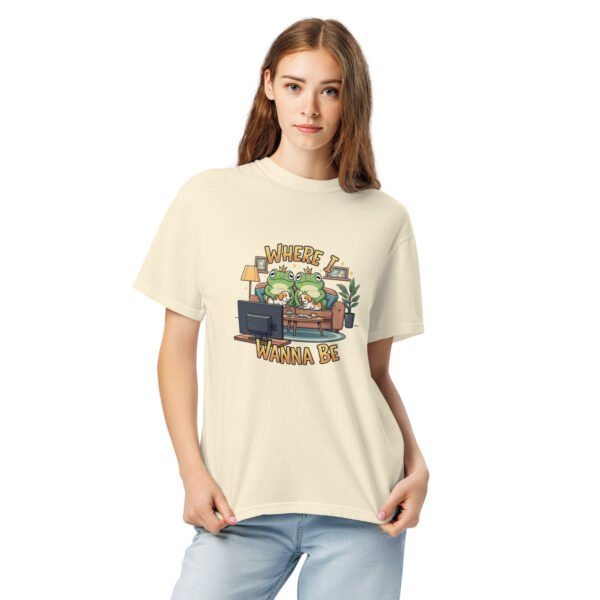 Where I Wanna Be: Unisex garment-dyed heavyweight t-shirt - Image 12