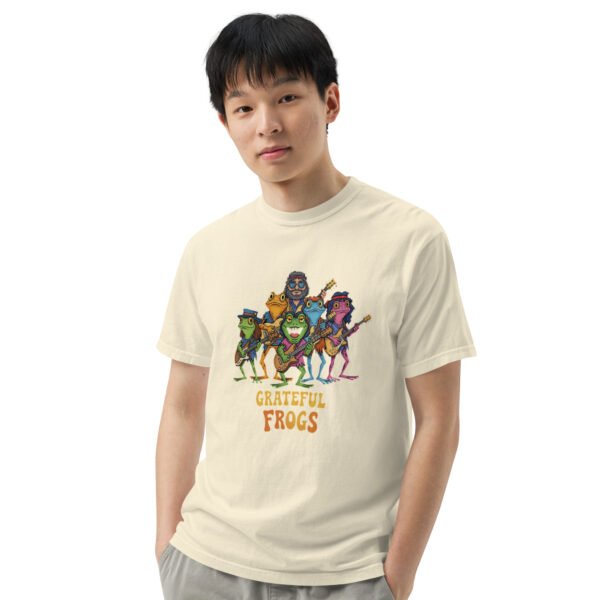 Grateful Frogs2: Unisex garment-dyed heavyweight t-shirt - Image 48