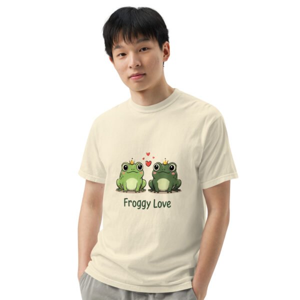 Froggy Love 1: Unisex garment-dyed heavyweight t-shirt - Image 48