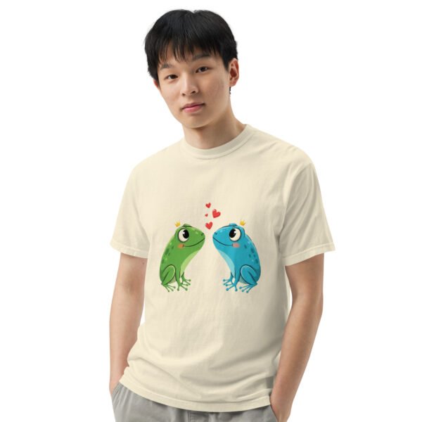 Froggy Love2: Unisex garment-dyed heavyweight t-shirt - Image 49