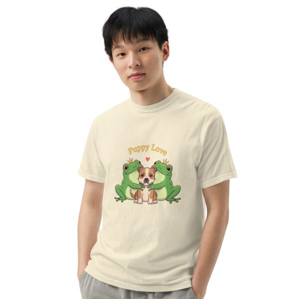 Puppy Love, Pit Bull: Unisex garment-dyed heavyweight t-shirt - Image 49