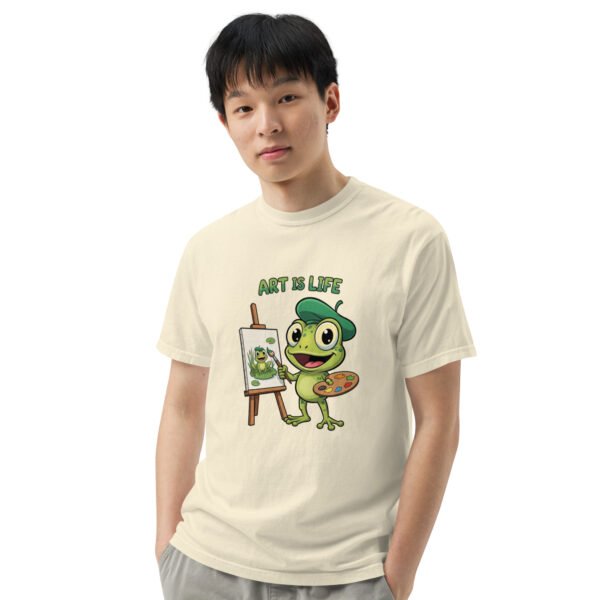 Art is Life: Unisex garment-dyed heavyweight t-shirt - Image 49