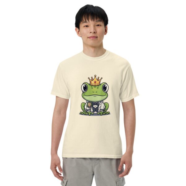 Frog Groom: Unisex garment-dyed heavyweight t-shirt - Image 38