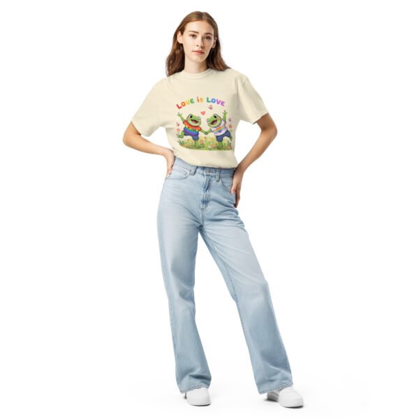 Love is Love1: Unisex garment-dyed heavyweight t-shirt - Image 23