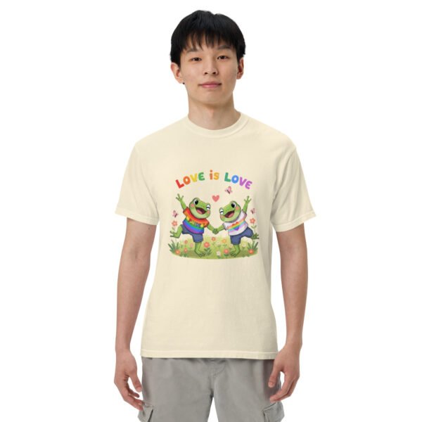 Love is Love1: Unisex garment-dyed heavyweight t-shirt - Image 60