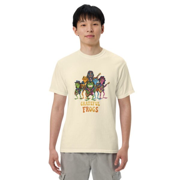 Grateful Frogs2: Unisex garment-dyed heavyweight t-shirt - Image 46
