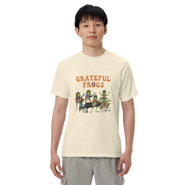 Grateful Frogs3: Unisex garment-dyed heavyweight t-shirt - Image 50