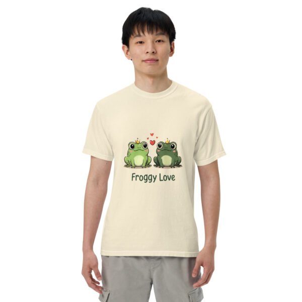 Froggy Love 1: Unisex garment-dyed heavyweight t-shirt - Image 46