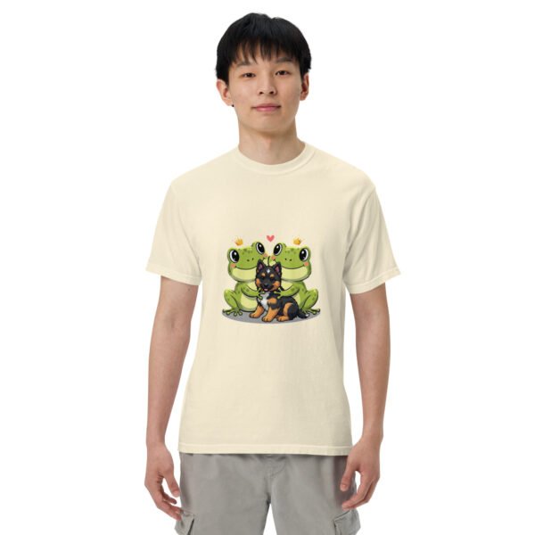 Puppy Love, Shepherd: Unisex garment-dyed heavyweight t-shirt - Image 45