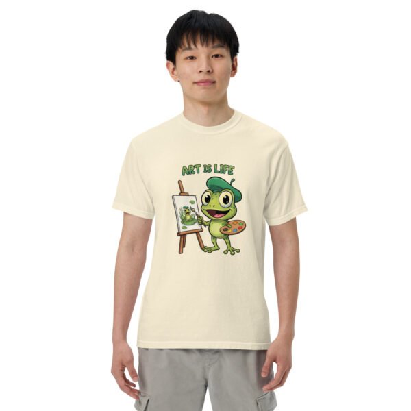 Art is Life: Unisex garment-dyed heavyweight t-shirt - Image 47