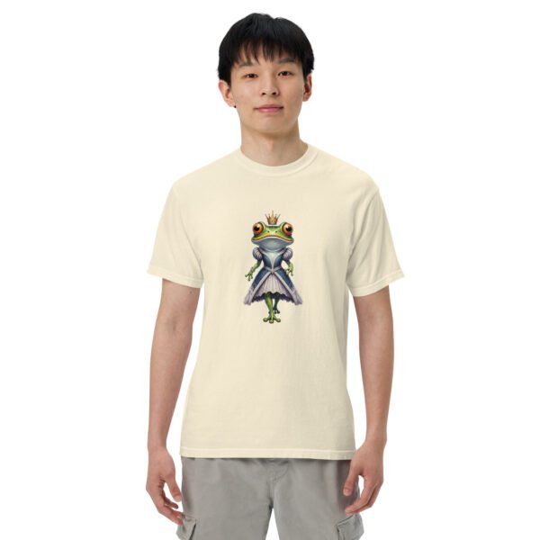 Frog Fashion Model1: Unisex garment-dyed heavyweight t-shirt - Image 47