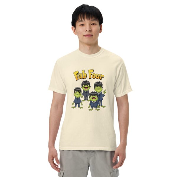 Fab Four Frogs: Unisex garment-dyed heavyweight t-shirt - Image 52