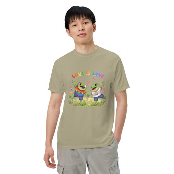 Love is Love1: Unisex garment-dyed heavyweight t-shirt - Image 40