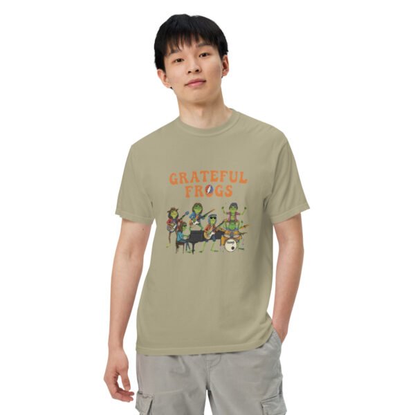 Grateful Frogs3: Unisex garment-dyed heavyweight t-shirt - Image 30