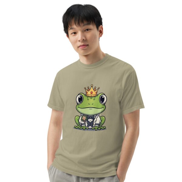 Frog Groom: Unisex garment-dyed heavyweight t-shirt - Image 19