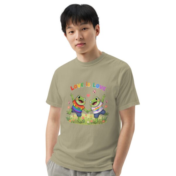 Love is Love1: Unisex garment-dyed heavyweight t-shirt - Image 41