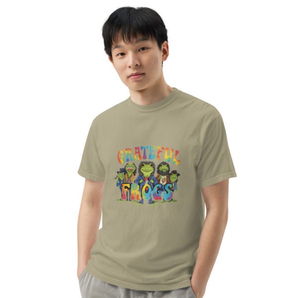 Grateful Frogs: Unisex garment-dyed heavyweight t-shirt - Image 27