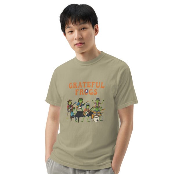 Grateful Frogs3: Unisex garment-dyed heavyweight t-shirt - Image 31