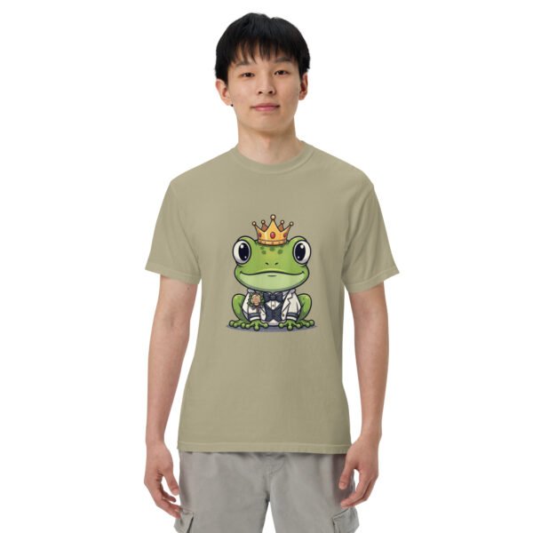Frog Groom: Unisex garment-dyed heavyweight t-shirt - Image 17