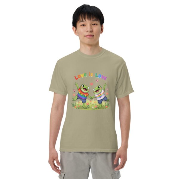 Love is Love1: Unisex garment-dyed heavyweight t-shirt - Image 39