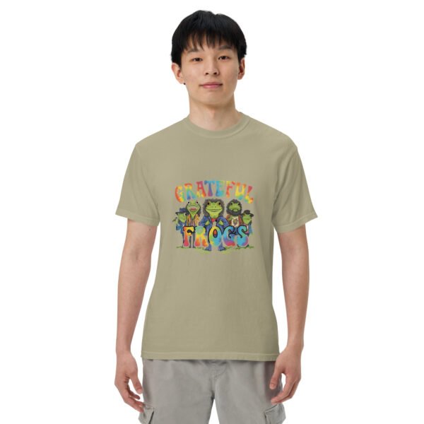 Grateful Frogs: Unisex garment-dyed heavyweight t-shirt - Image 25