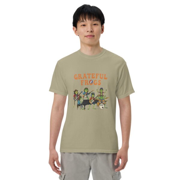 Grateful Frogs3: Unisex garment-dyed heavyweight t-shirt - Image 29