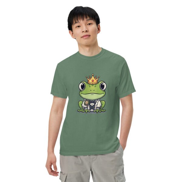 Frog Groom: Unisex garment-dyed heavyweight t-shirt - Image 9