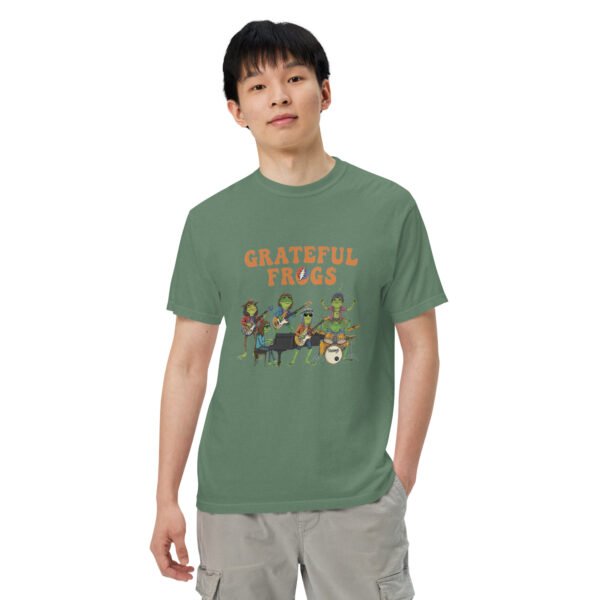 Grateful Frogs3: Unisex garment-dyed heavyweight t-shirt - Image 21