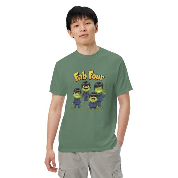 Fab Four Frogs: Unisex garment-dyed heavyweight t-shirt - Image 21