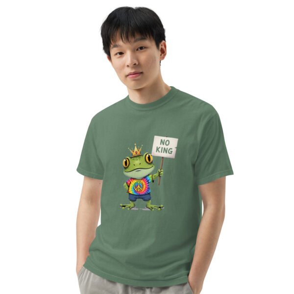 No King: Unisex garment-dyed heavyweight t-shirt - Image 22