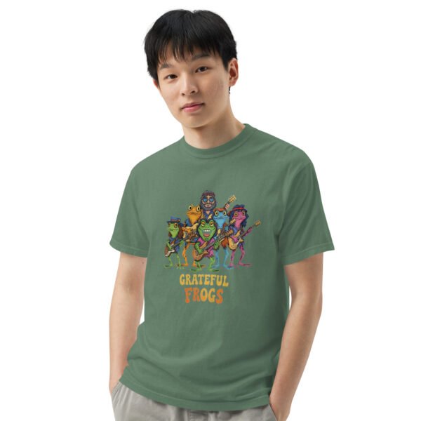 Grateful Frogs2: Unisex garment-dyed heavyweight t-shirt - Image 21