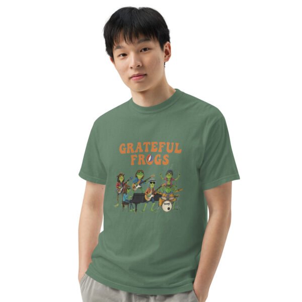 Grateful Frogs3: Unisex garment-dyed heavyweight t-shirt - Image 22