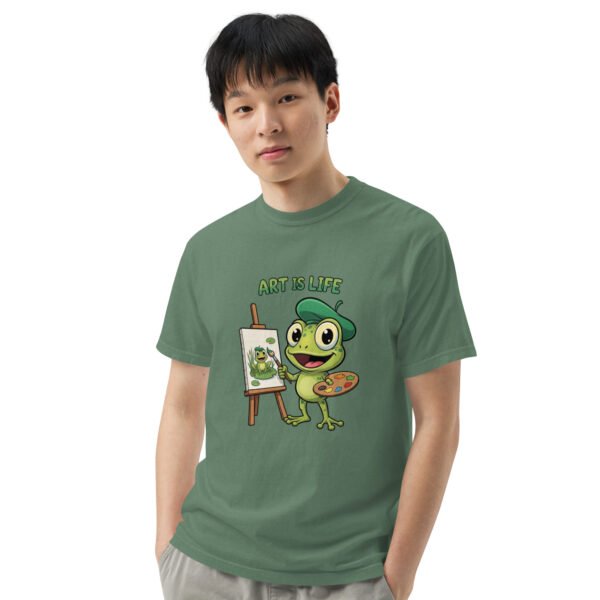 Art is Life: Unisex garment-dyed heavyweight t-shirt - Image 22