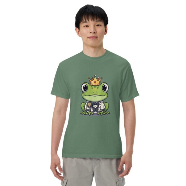 Frog Groom: Unisex garment-dyed heavyweight t-shirt - Image 8